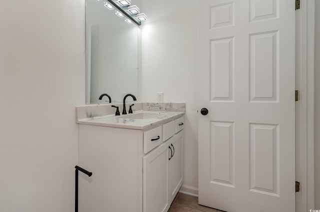 130 Lazy Willow Ln Unit 204, Myrtle Beach, SC 29588 - bathroom with baseboards, tile patterned flooring, and vanity