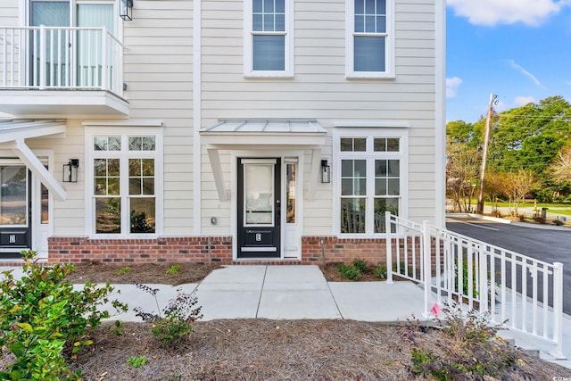 view of entrance to property