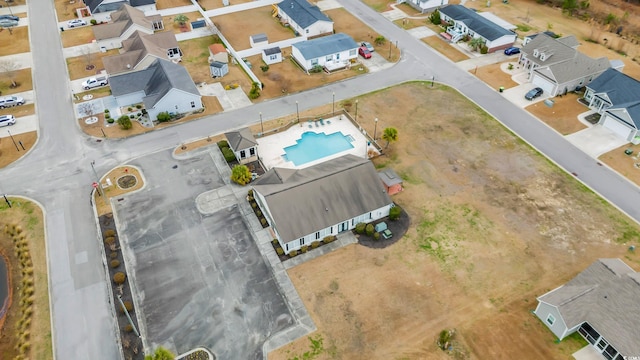 drone / aerial view featuring a residential view