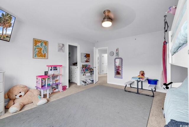 145 Bendick Ct, Little River, SC 29566 - carpeted bedroom with baseboards and ceiling fan