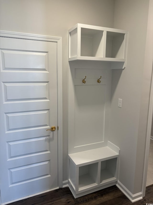 174 Glengrove Ln, Murrells Inlet, SC 29576 - mudroom with dark wood finished floors
