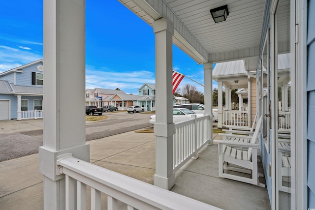 view of patio / terrace with covered porch