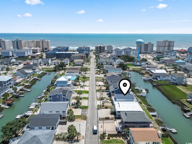 315 60th Ave N, North Myrtle Beach, SC 29582 - aerial perspective of suburban area with a nearby body of water