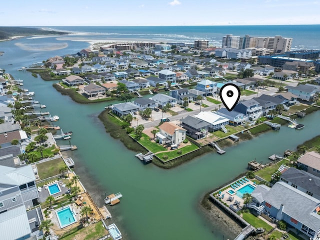315 60th Ave N, North Myrtle Beach, SC 29582 - view of property location featuring a nearby body of water and a pool