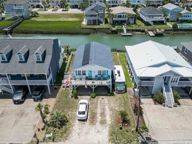 315 60th Ave N, North Myrtle Beach, SC 29582 - aerial view of residential area featuring a nearby body of water