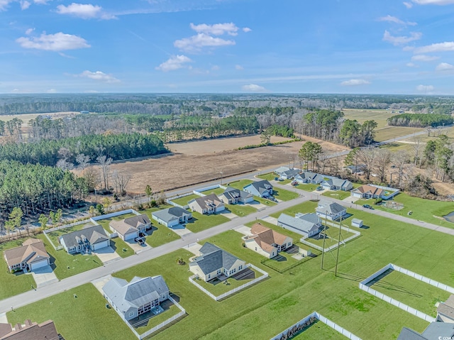 drone / aerial view featuring a residential view