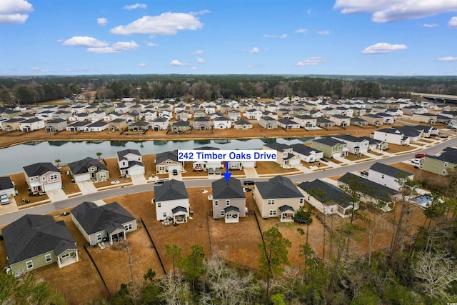242 Timber Oaks Dr, Myrtle Beach, SC 29588 - aerial view of residential area featuring a large body of water
