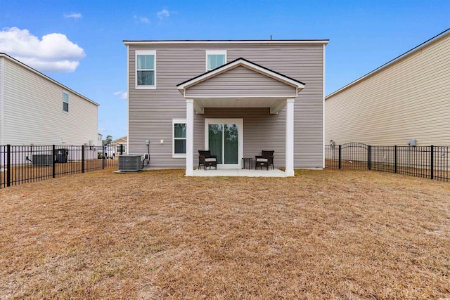 242 Timber Oaks Dr, Myrtle Beach, SC 29588 - rear view of house featuring a patio and central air condition unit