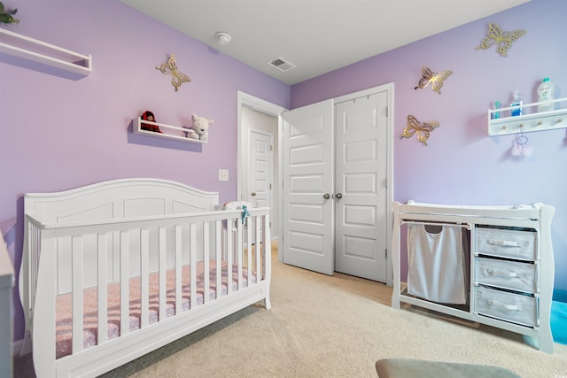 242 Timber Oaks Dr, Myrtle Beach, SC 29588 - bedroom featuring carpet floors and a crib