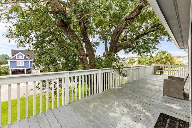 view of deck