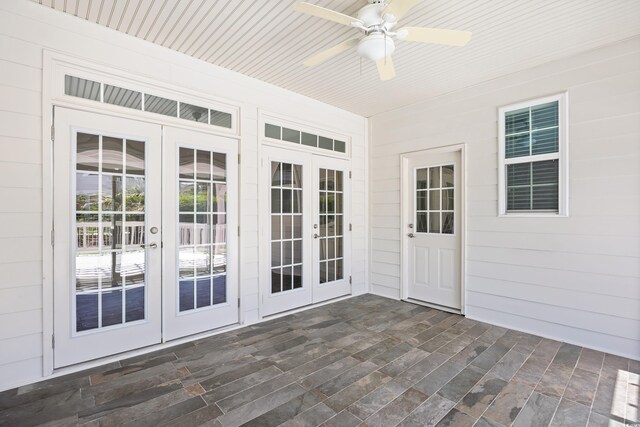 1537 Beaumont Way, Myrtle Beach, SC 29577 - unfurnished sunroom featuring french doors