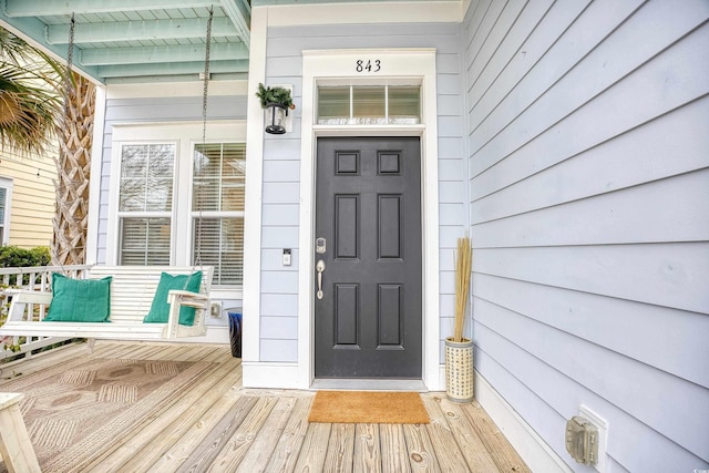 843 Howard Ave, Myrtle Beach, SC 29577 - property entrance with a porch