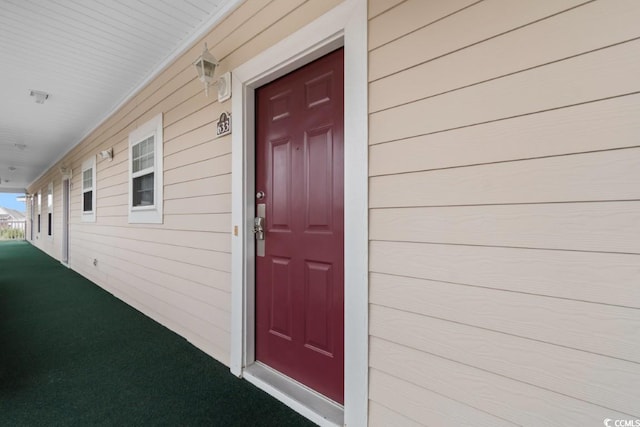 view of entrance to property