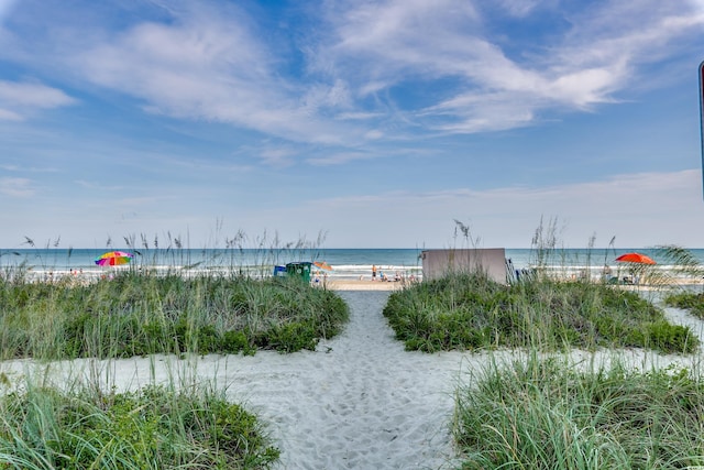 water view with a beach view