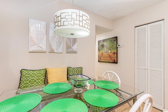 view of dining room