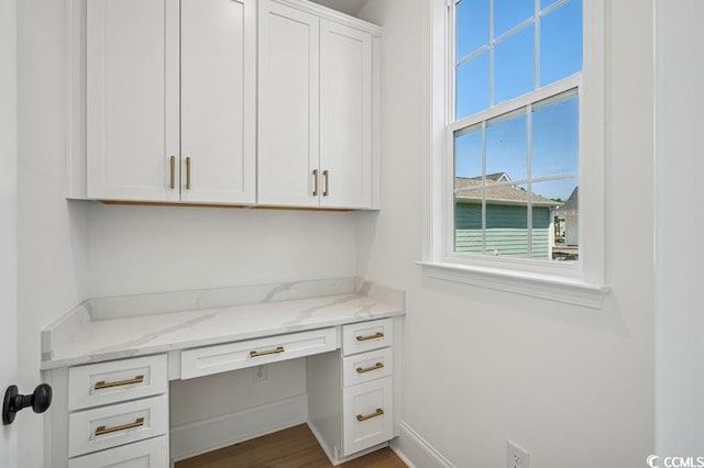 1800 Tryon Dr, Myrtle Beach, SC 29588 - unfurnished office featuring built in study area and wood finished floors