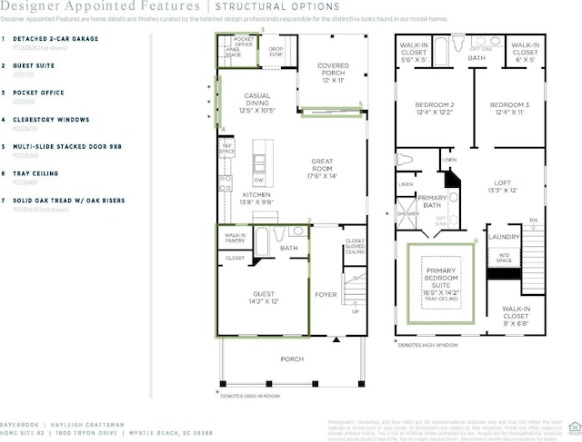 1800 Tryon Dr, Myrtle Beach, SC 29588 - home floor plan