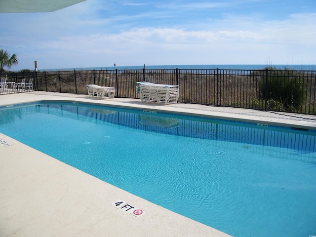 pool with fence