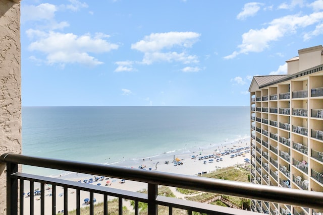 4800 S Ocean Blvd Unit 1514, North Myrtle Beach, SC 29582 - water view featuring nearby beach