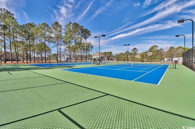 641 Waterbridge Blvd, Myrtle Beach, SC 29579 - view of tennis court featuring fence