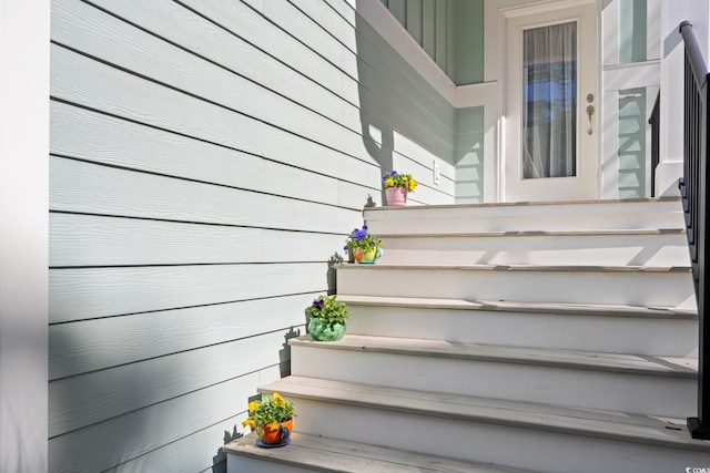 view of stairs