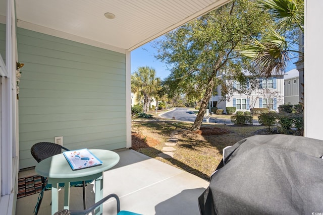 view of patio / terrace with grilling area