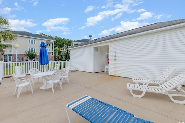 1529 Lanterns Rest Dr Unit 201, Myrtle Beach, SC 29579 - view of patio featuring outdoor dining area