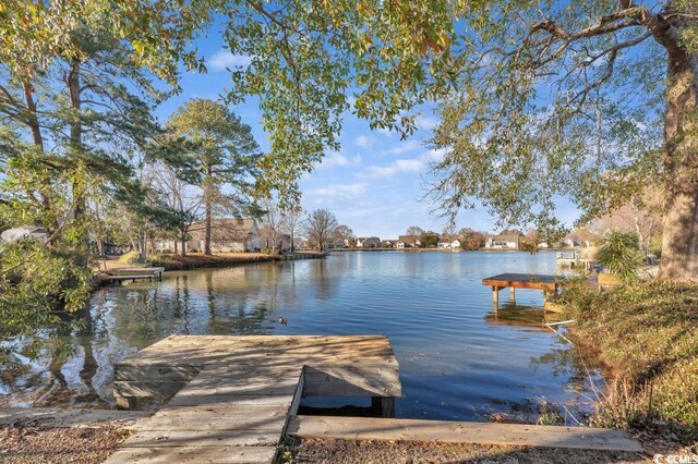 1639 Coventry Rd, Surfside Beach, SC 29575 - dock with a water view