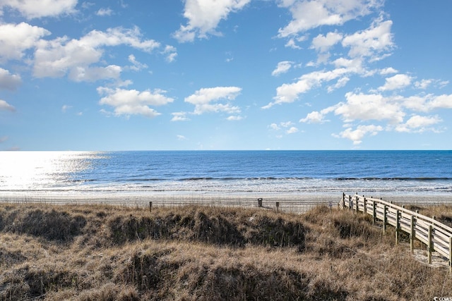 water view with a beach view