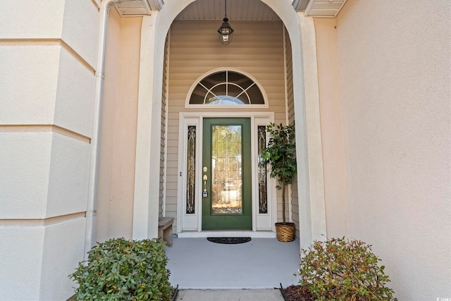 view of entrance to property