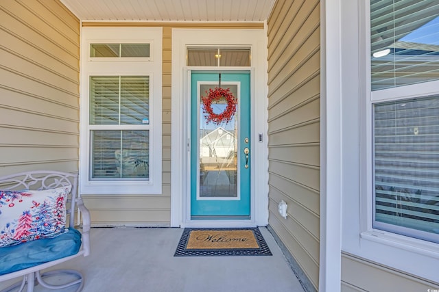 view of entrance to property