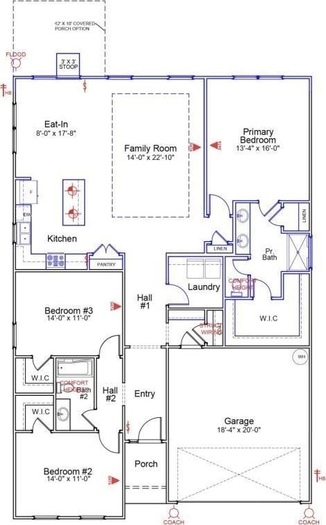327 Dunlin Pl, Conway, SC 29526 - home floor plan