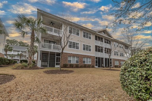 6015 Catalina Dr Unit 734, North Myrtle Beach, SC 29582 - view of property at dusk