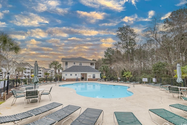6015 Catalina Dr Unit 734, North Myrtle Beach, SC 29582 - community pool featuring a patio area