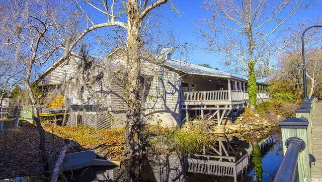 view of back of property