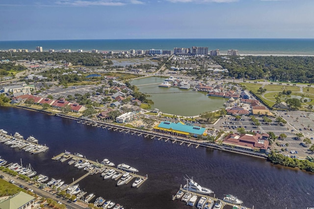 118 Gully Branch Ln Unit 3, Myrtle Beach, SC 29572 - bird's eye view with a water view and a view of city