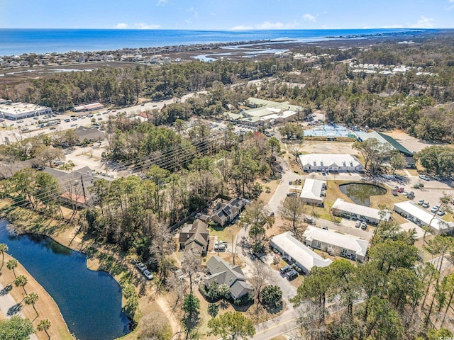 17 Racquet Club Dr, Pawleys Island, SC 29585 - aerial view of property and surrounding area with a nearby body of water