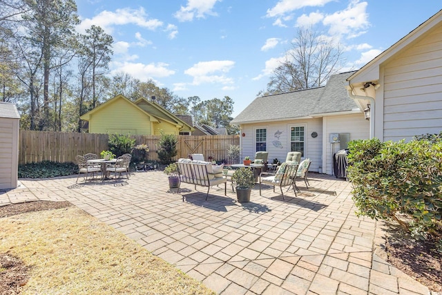 17 Racquet Club Dr, Pawleys Island, SC 29585 - fenced backyard with a patio