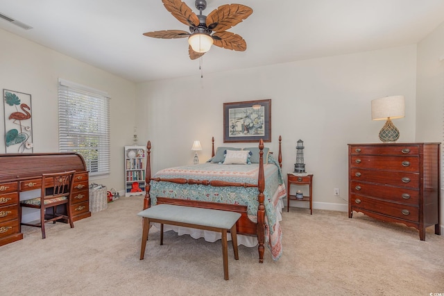 17 Racquet Club Dr, Pawleys Island, SC 29585 - carpeted bedroom featuring a ceiling fan