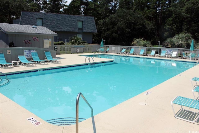 219 Salt Marsh Cir Unit 14A, Pawleys Island, SC 29585 - community pool with a patio area