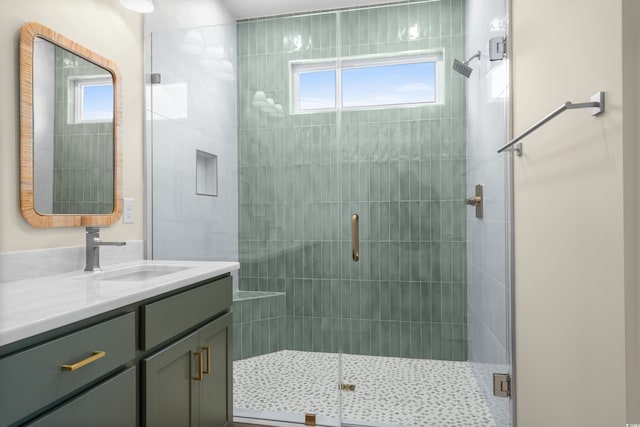 713 9th Ave S, North Myrtle Beach, SC 29582 - full bathroom with vanity and a stall shower