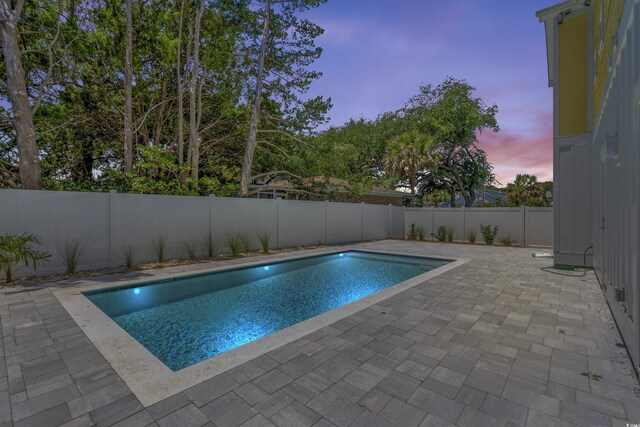 713 9th Ave S, North Myrtle Beach, SC 29582 - view of swimming pool with a patio and a fenced backyard