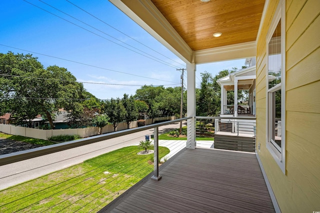 713 9th Ave S, North Myrtle Beach, SC 29582 - view of deck