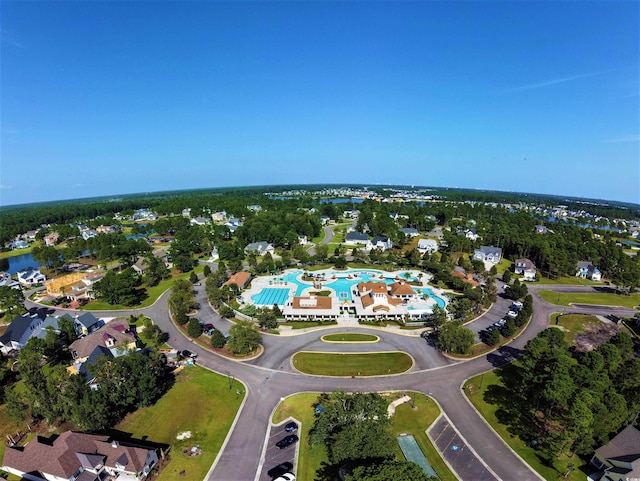 drone / aerial view