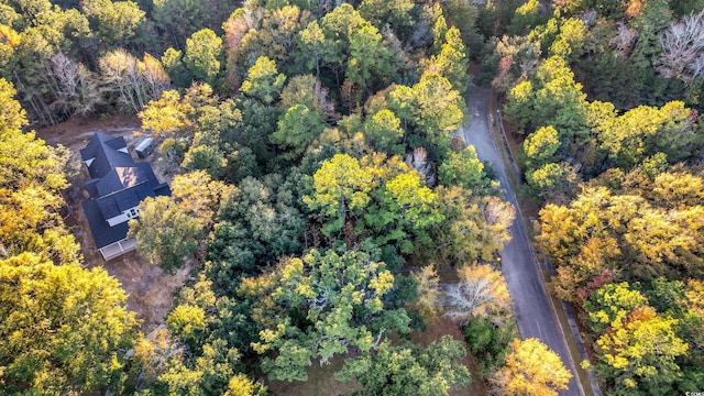 237 Madison Dr, Georgetown, SC 29440 - aerial view with a wooded view