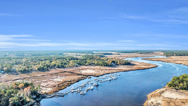237 Madison Dr, Georgetown, SC 29440 - birds eye view of property featuring a water view
