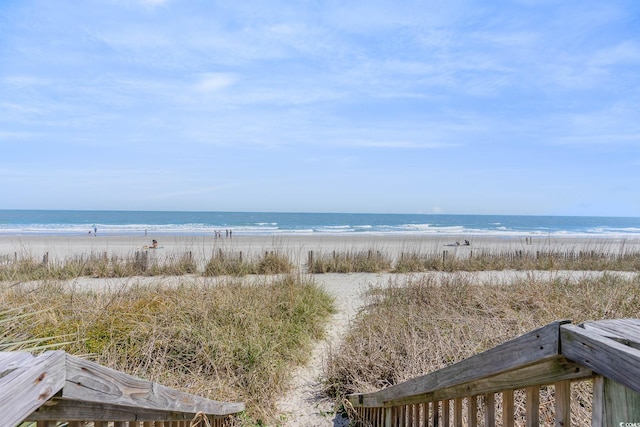 water view with a beach view