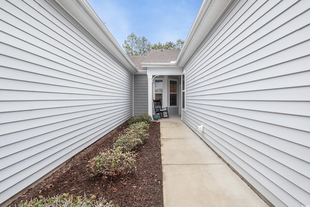 view of entrance to property