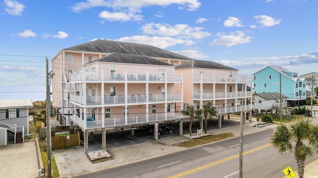 817 S Ocean Blvd Unit 105, North Myrtle Beach, SC 29582 - back of house with covered parking