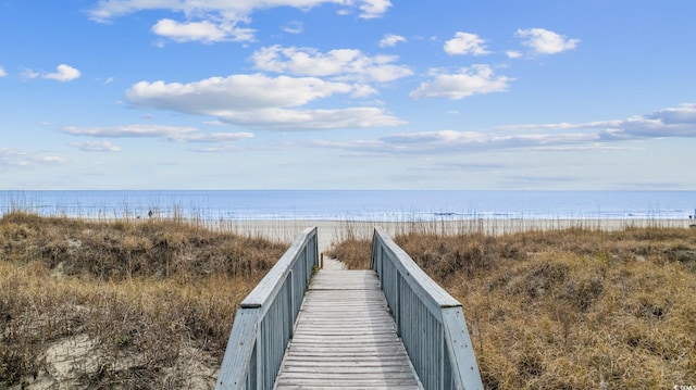 817 S Ocean Blvd Unit 105, North Myrtle Beach, SC 29582 - view of home's community with view of water and beach